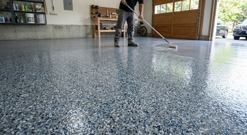 Basement Floor Epoxy Service in Greenville, SC